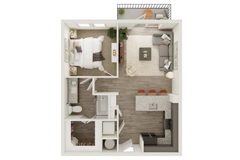 Lenox Katy Crossing A2 Floor Plan